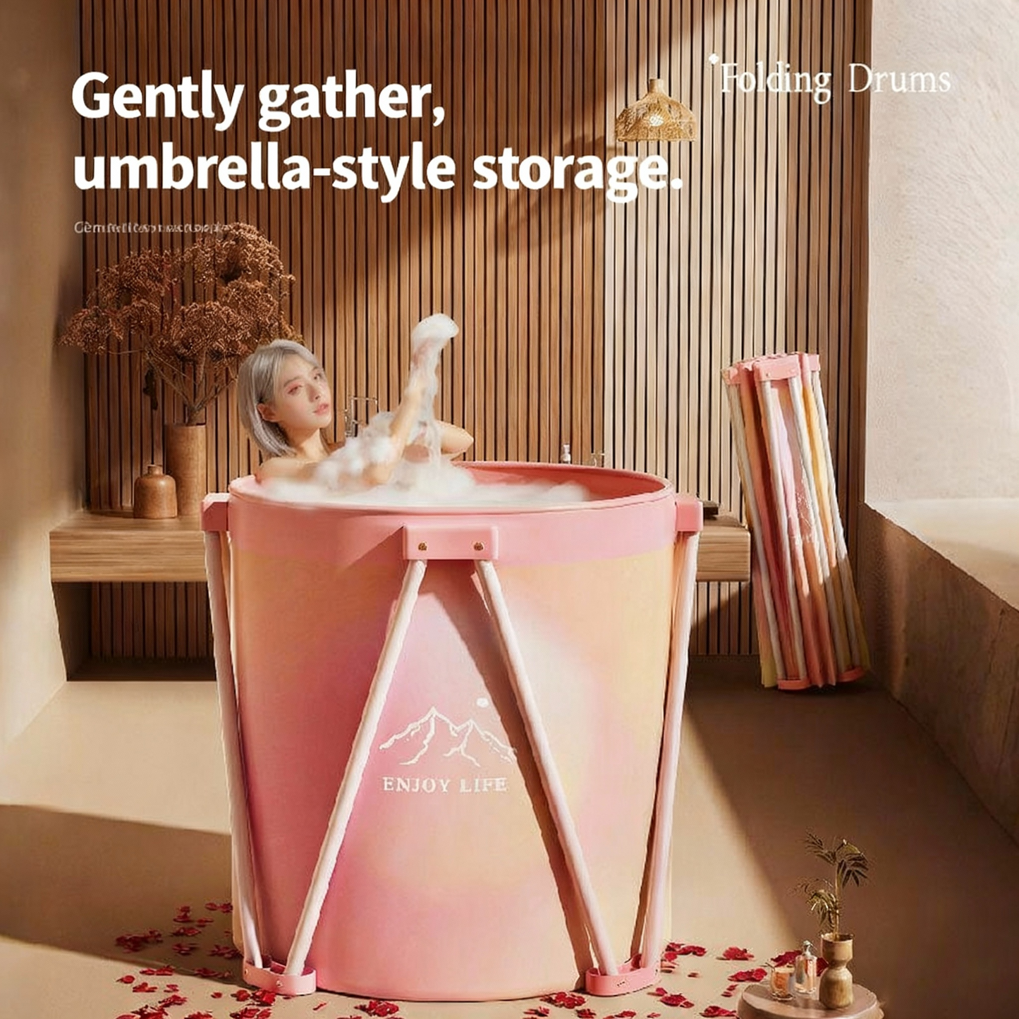 New Foldable Bath Tub, Thickened Version