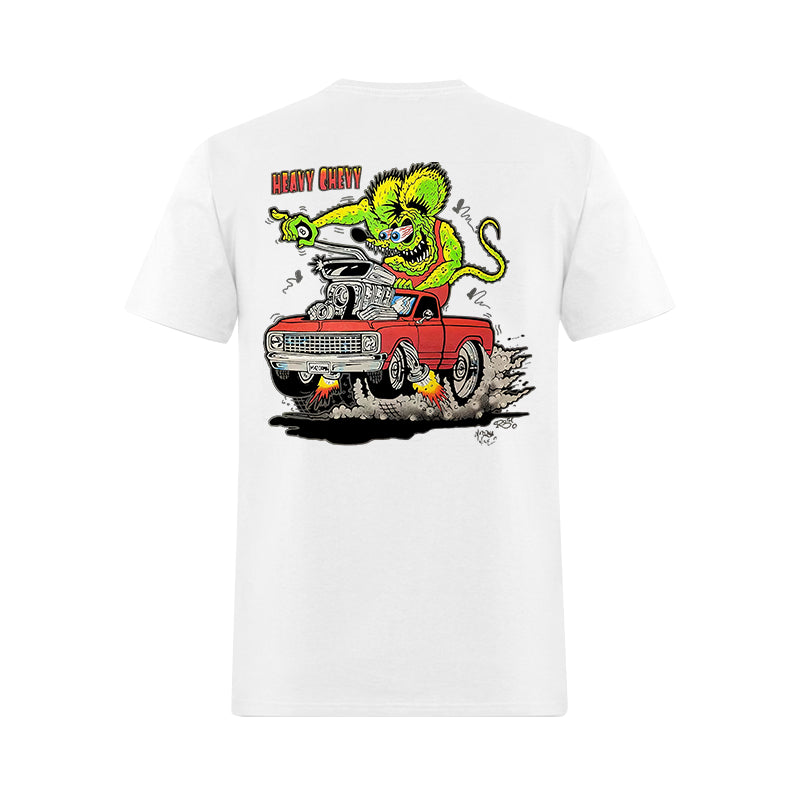 Rat Fink Heavy Chevy Printed Men's T-Shirt