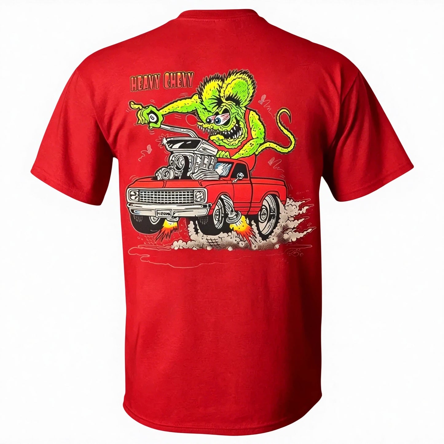 Rat Fink Heavy Chevy Printed Men's T-Shirt
