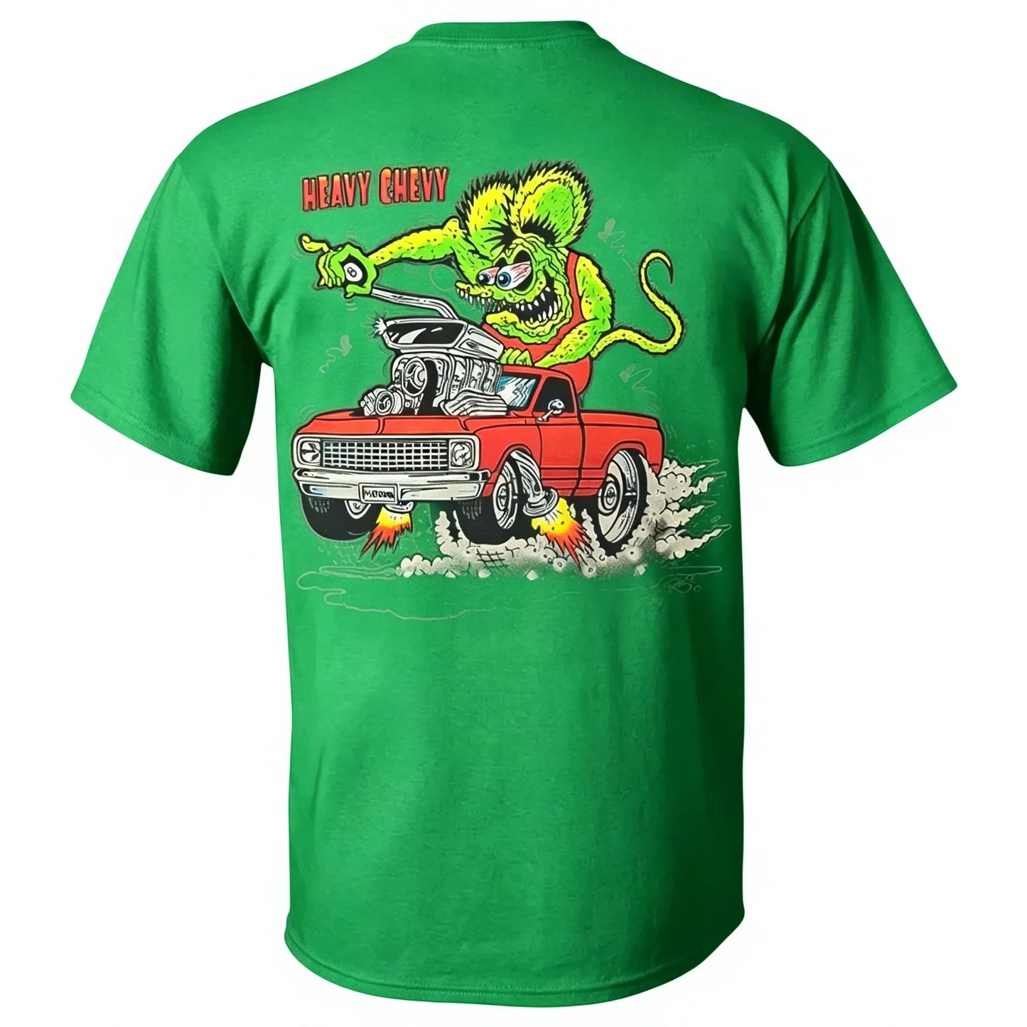 Rat Fink Heavy Chevy Printed Men's T-Shirt