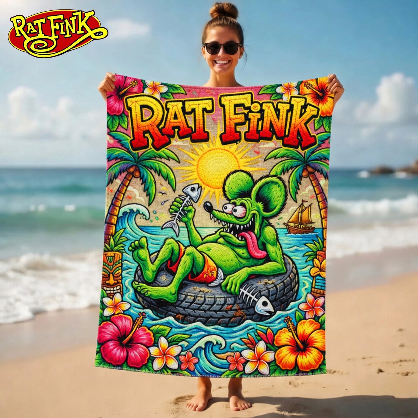 Premium RTF Beach Towel NY