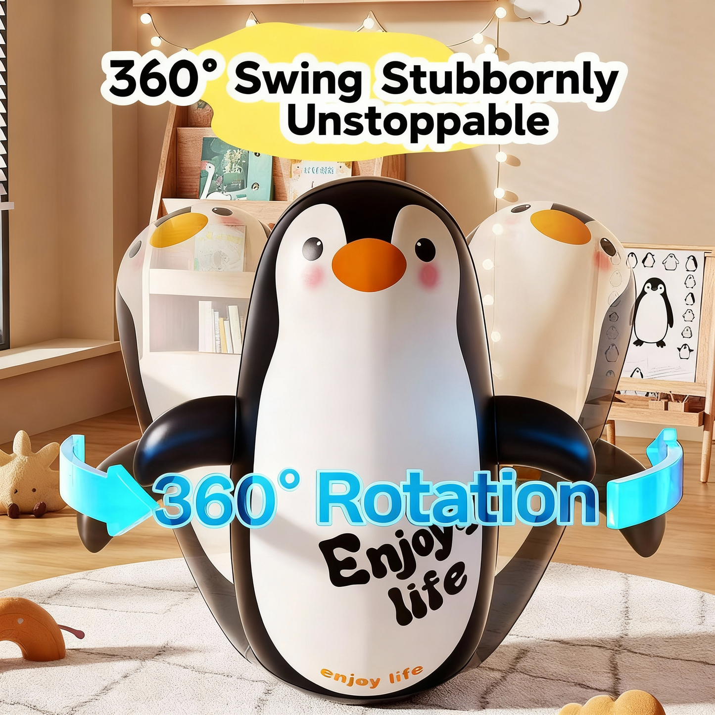 Inflatable Wobble Doll Children's Toy