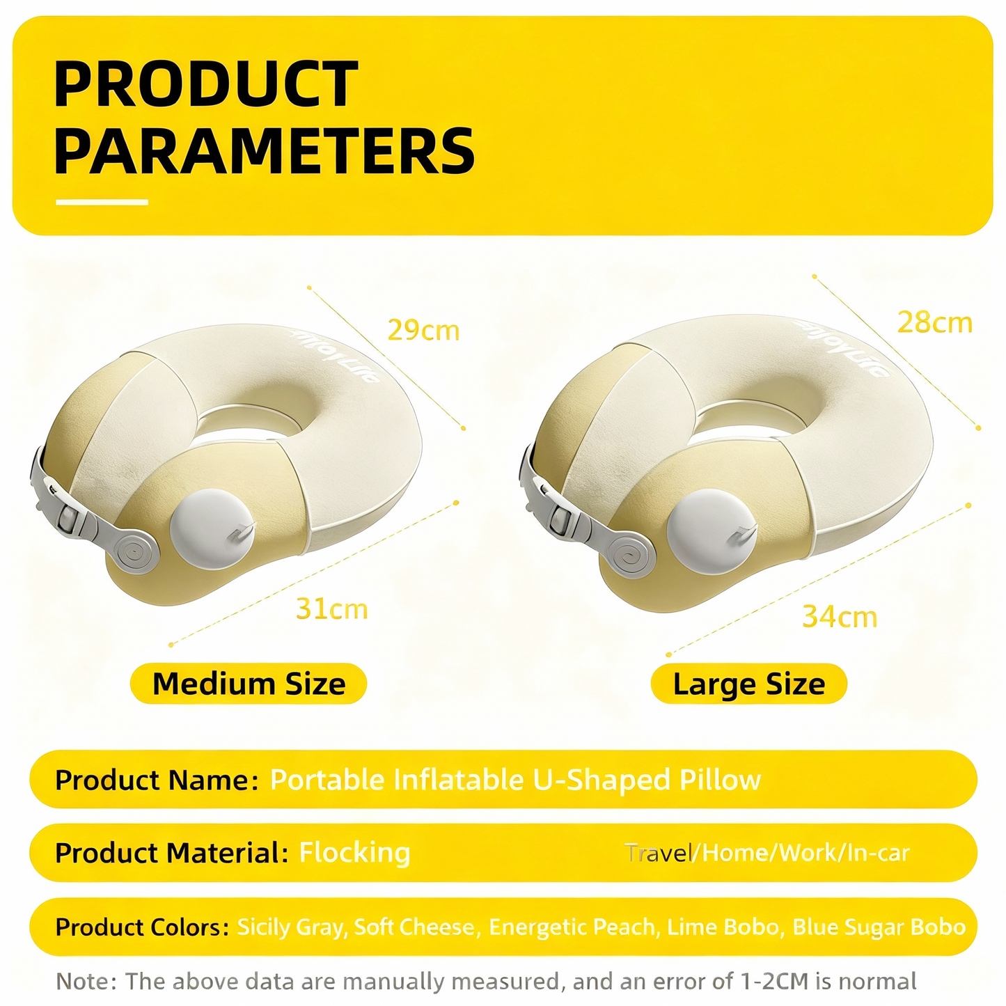 U-Shaped Pillow Plush Pillow