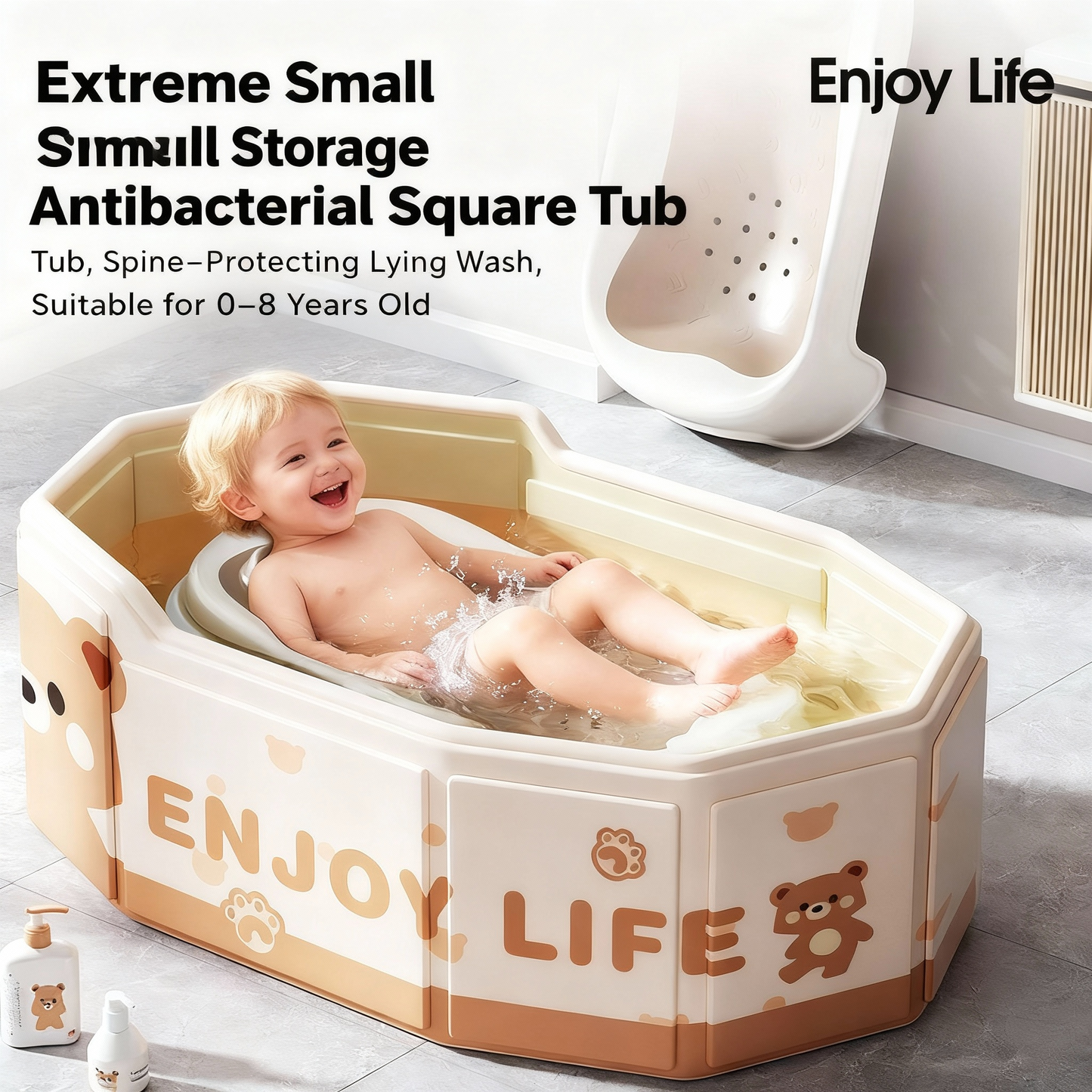 New Children's Home Folding Bathtub