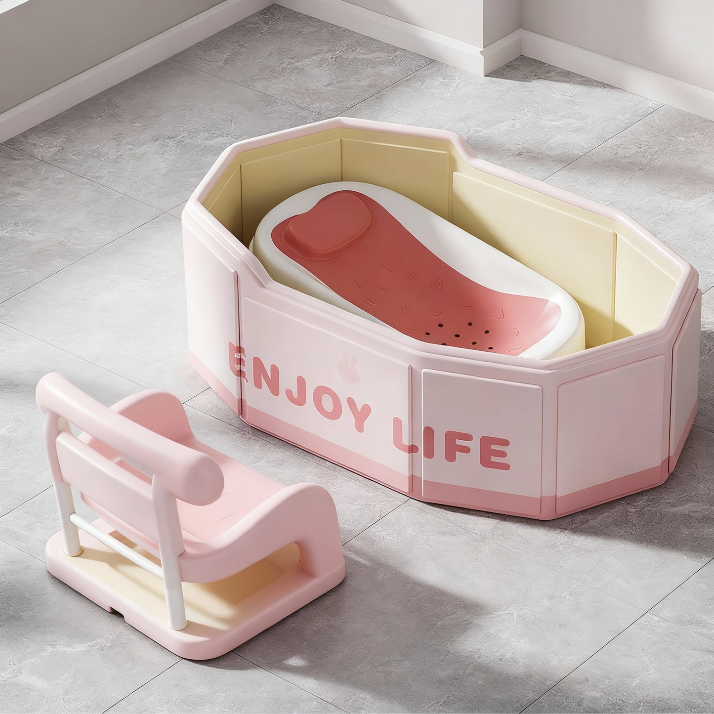 New Children's Home Folding Bathtub