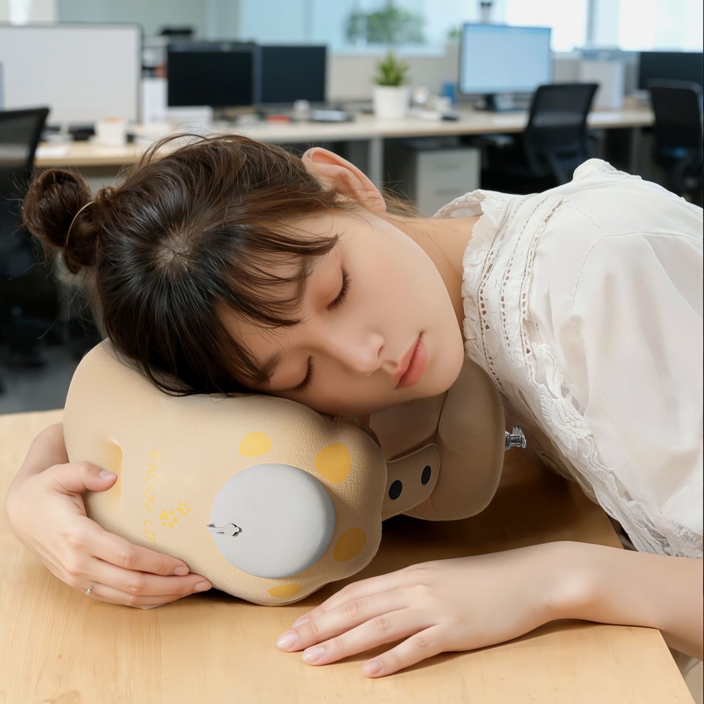 Cat Claw U-Shaped Neck Support Pillow