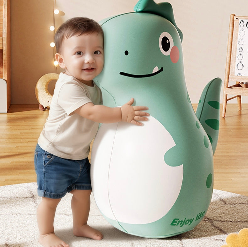 Educational Inflatable Dinosaur Sandbag Tumble Toy