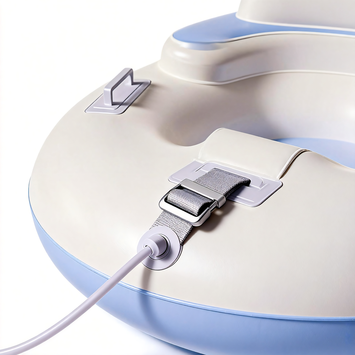 Parent-Child Outdoor Sports Skiing Seat Ring with Backrest, Thickened and Wear-Resistant