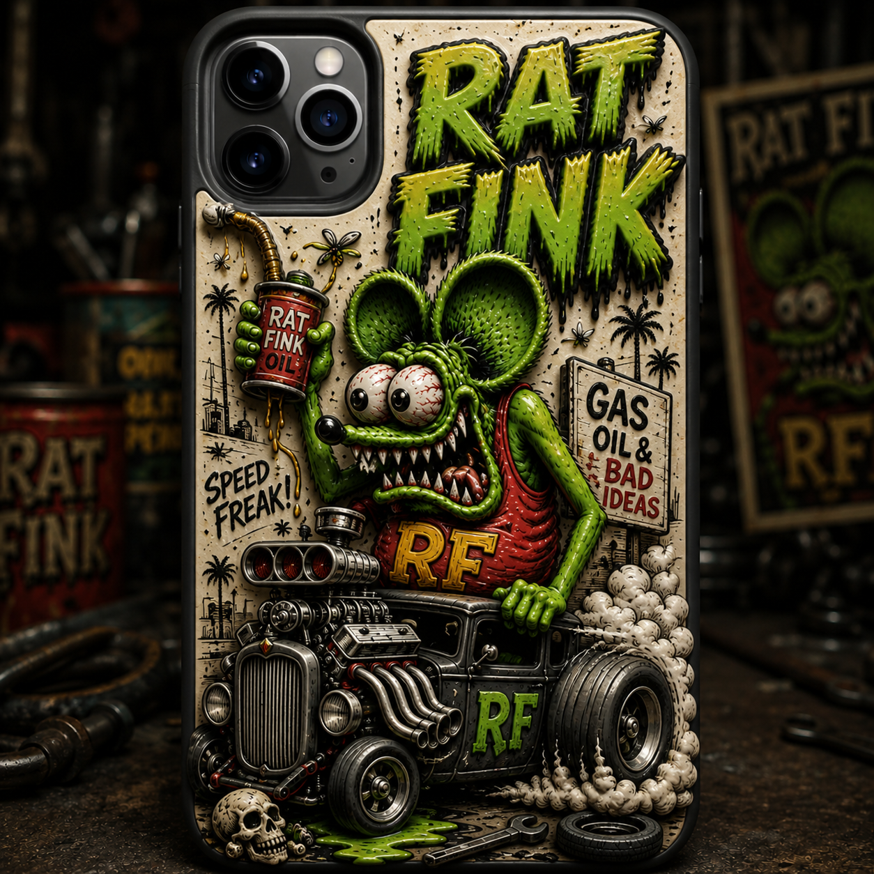 Rat Fink iPhone Case