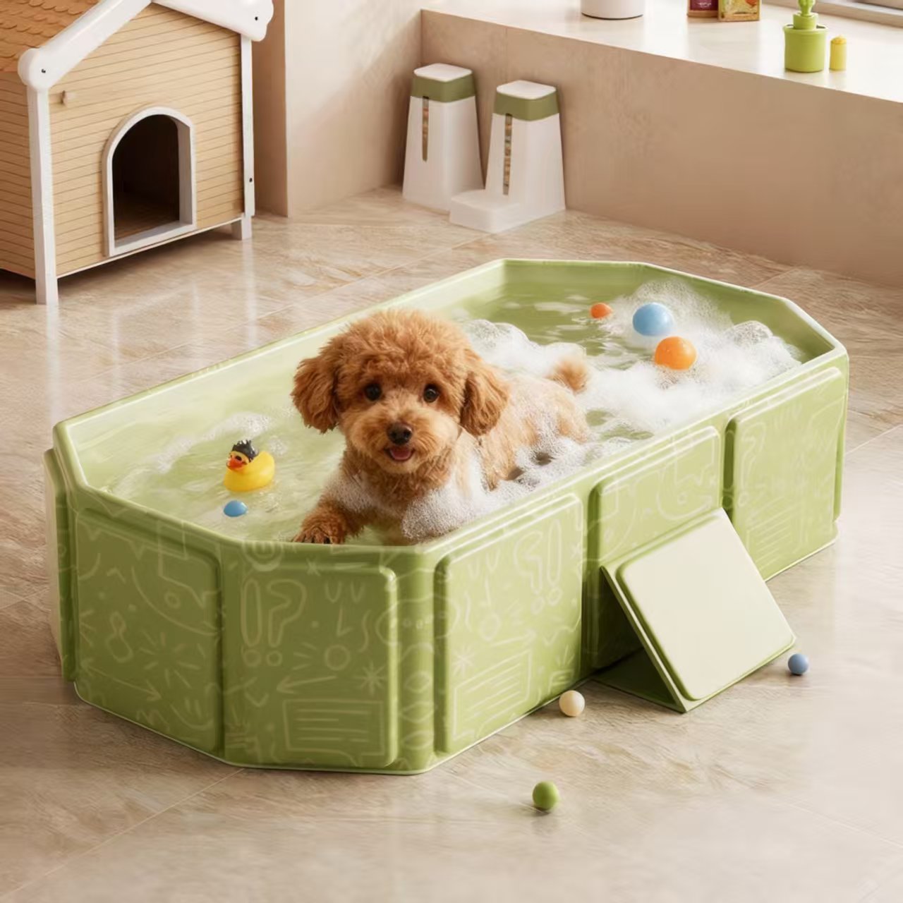 Pet Foldable Bath Tub Children's Bath Tub