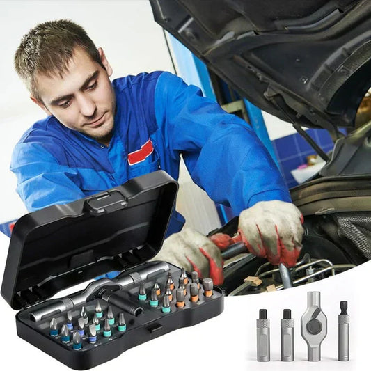 💥Hot Sale 50% Off⏳24-in-1 Multi-Purpose Ratchet Screwdriver Set