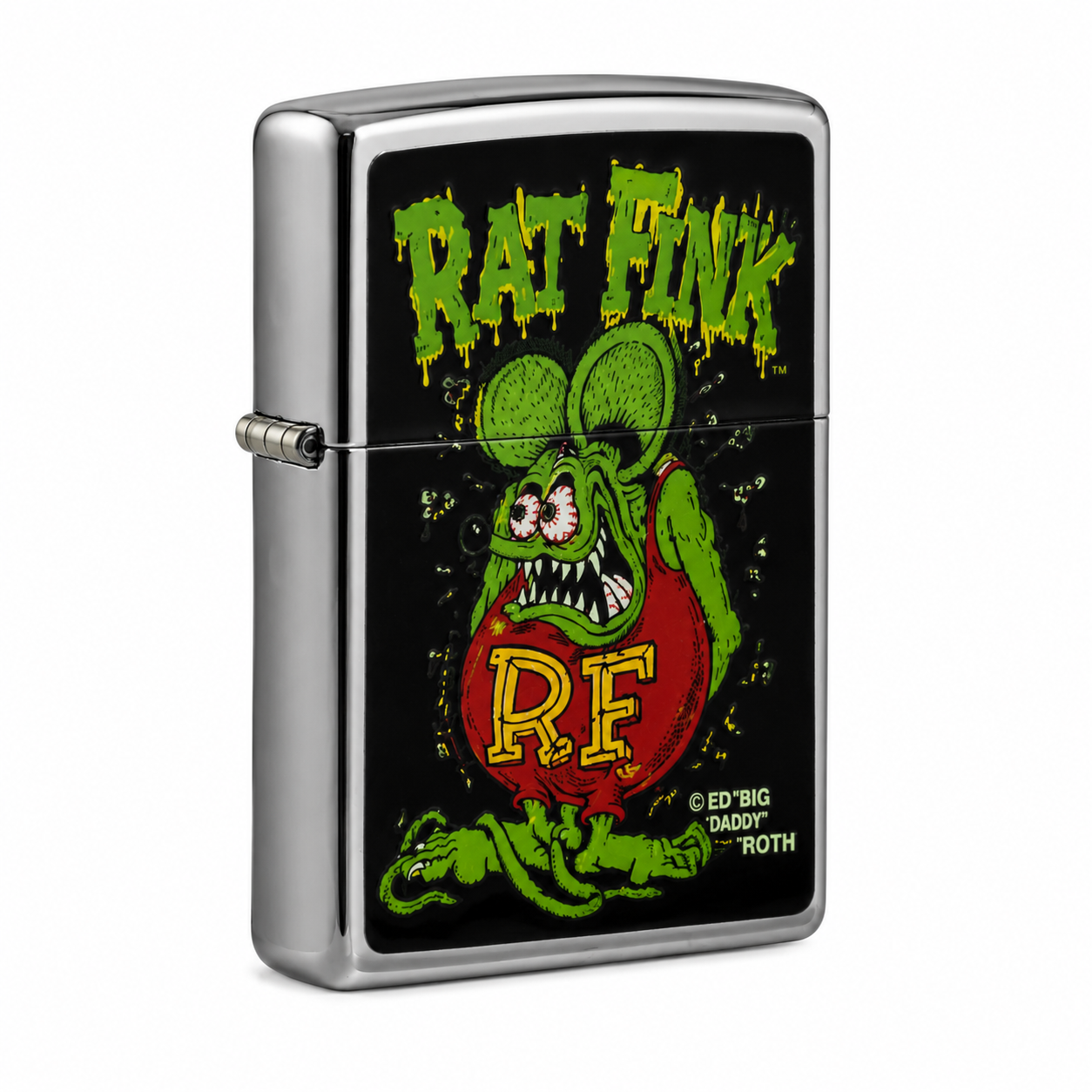 Ed Roth official Rat Fink lighter side view