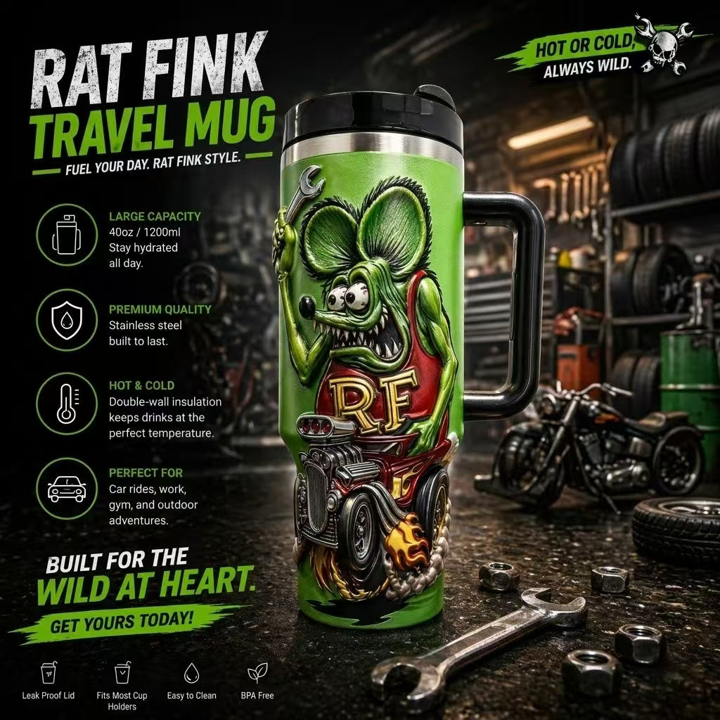 Rat Fink Garage Edition Tumbler
