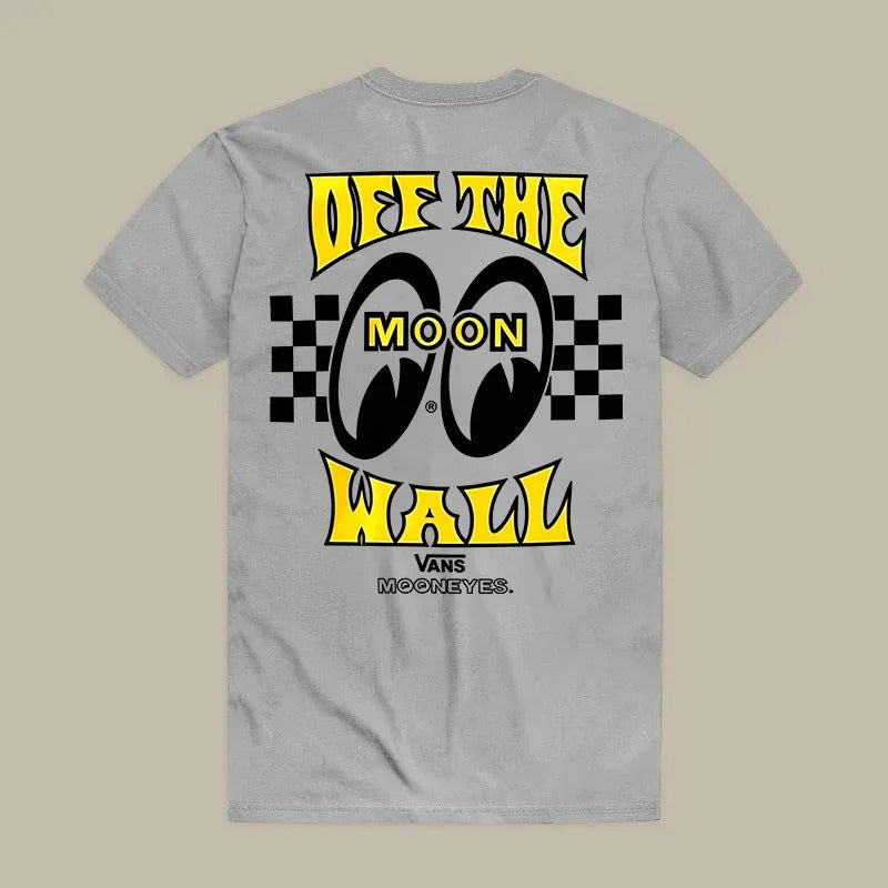 Mooneyes X Hoonigan Classic Car Racing Collaboration Printed Men's T-shirt