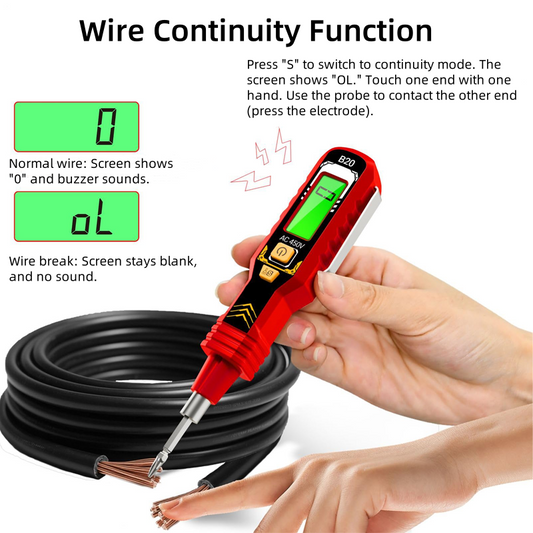 🔥 2025 Hot Sale 49% OFF🔥Non-Contact Voltage Tester with LCD Display